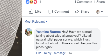 screengrab from a facebook post